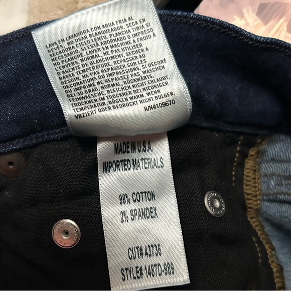 Citizens of Humanity Mid Rise Skinny Jeans, Indigo Color, Sz 26 or Sz 2 - Picture 6 of 14